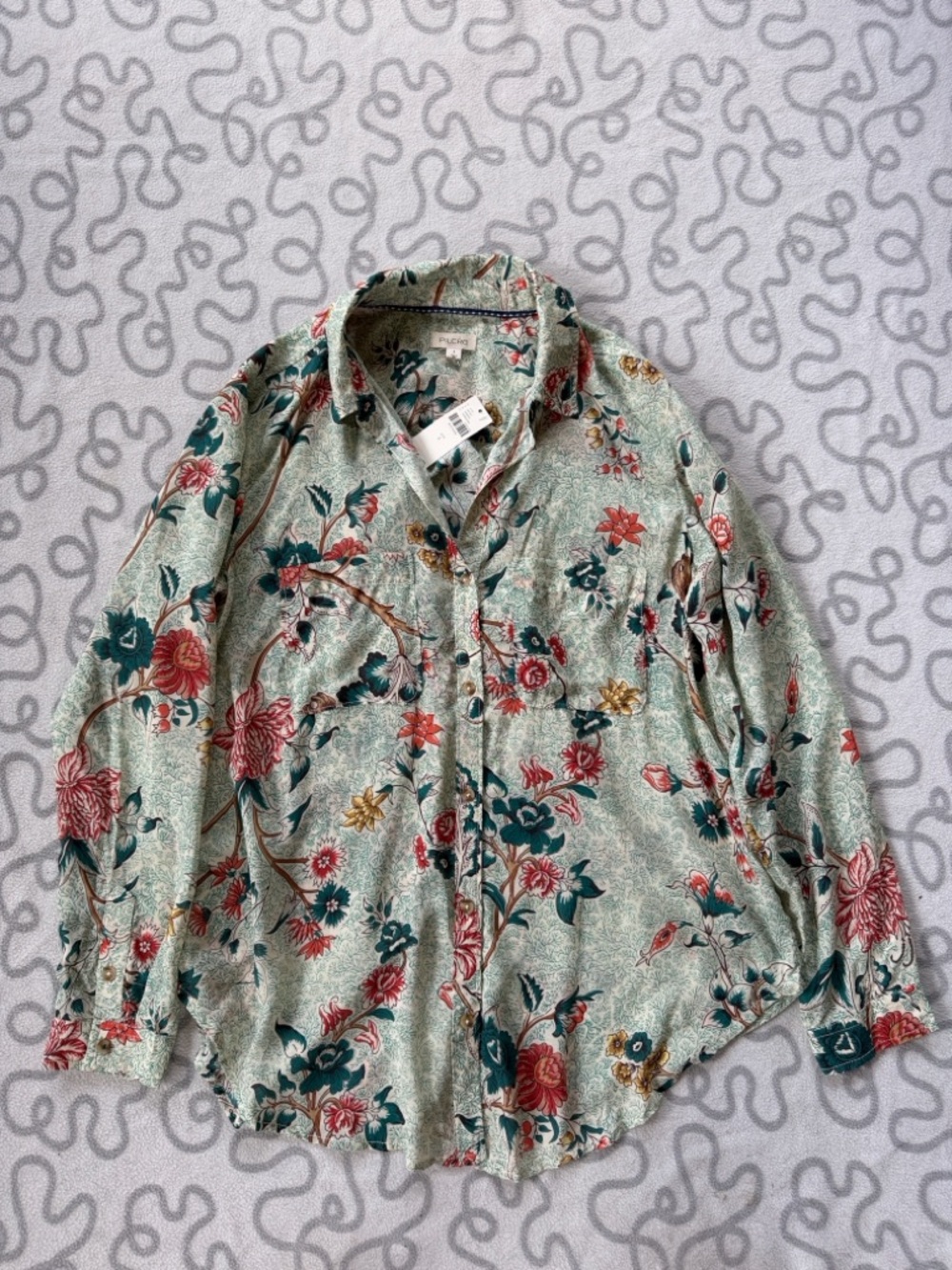 Anthropologie Pilcro The Romy Relaxed Buttondown Shirt